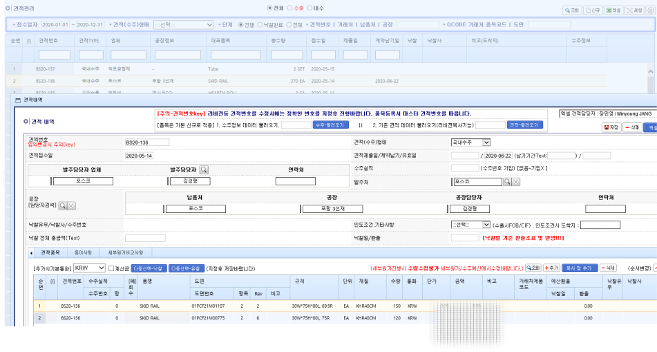 2020 제조업 견적에서 수주까지의 스마트 프로세스: 효율적인 관리와 세부원가